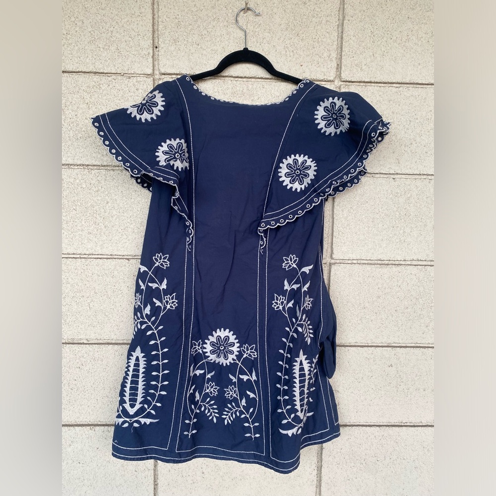Anthropologie Let Me Be Embroidered Tunic Dress - Picture 4 of 5